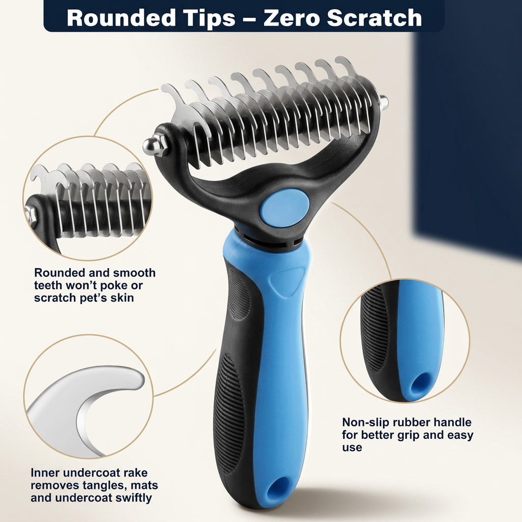 Novario™ Dual-Sided Grooming Comb