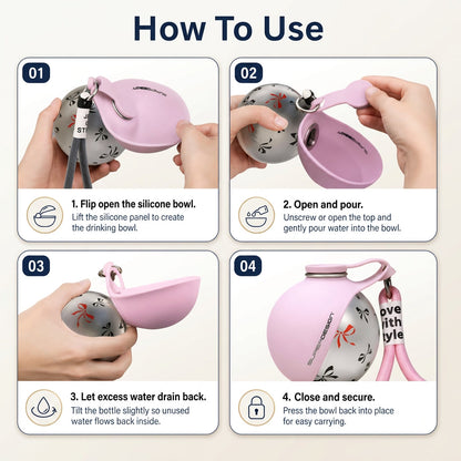 Novario™ Portable Dog Water Bottle