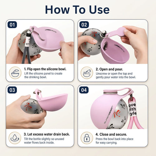 Novario™ Portable Dog Water Bottle